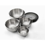 Stainless Steel Mixing Nest Bowls with Lids - Image 3
