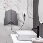 High Speed Hand Dryer 1100W Black Plastic Shell - Image 2