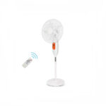 Fan With Solar Panel - Two Emergency Bulb - Remote - Image 2