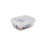 Glass Food Container With Plastic 370ml