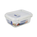 Glass Food Container With Plastic Lid 640ml