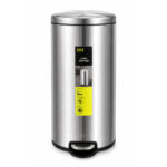 Dome Pedal Bin "Maggey" 30L Matt black