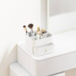 EKO Bathroom Storage Organizer with Drawer – White - Image 4