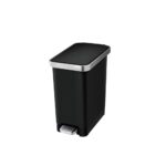Pedal Bin 10L Black Plastic - Image 5