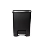 Pedal Bin 35L Black Plastic