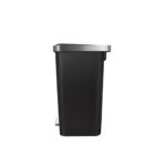 Pedal Bin 35L Black Plastic - Image 4