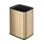Open Top Trash Bin "LAGUNA"  10L Champagne Gold