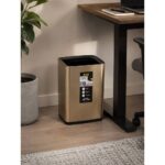 Open Top Trash Bin "LAGUNA"  10L Champagne Gold - Image 2