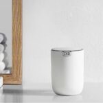 Fandy Table Top Trash Bin with 360° Swing Lid – 2.2L White - Image 7