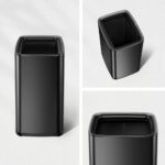 Open Top Trash Bin "LAGUNA" 10L Matt Black Finish - Image 2