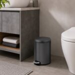 Dome Pedal Bin "Maggey" 8L Matt black - Image 2