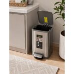 Pedal Bin "Stella" 10L Matt Metallic - Image 2