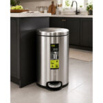 Dome Pedal Bin "Maggey" SS Matt - 20L - Image 2