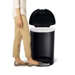 Padel Bin 50L Black Plastic - Image 3