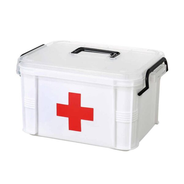 Portable First Aid Medicine Box (Plastic)