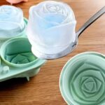 Silicone Rose Shape Ice Cube Tray - Image 4