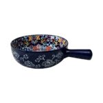 Handcrafted Ceramic Bowl with Handle - Image 4
