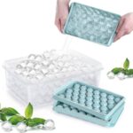 Plastic Mini Ice Ball Ice Cube Tray with Secure Lid - Image 2
