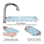 Plastic Mini Ice Ball Ice Cube Tray with Secure Lid - Image 4
