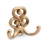 Designed Clothes Hanger – Ornate Golden Wall Hook