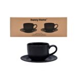 Danny Home Coffee Cup and Saucer Set 12pcs 220ml