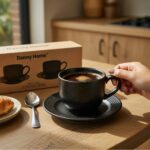 Danny Home Coffee Cup and Saucer Set 12pcs 220ml - Image 2
