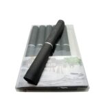 6-Piece Premium Table Placemats Set – (Black - Black-Copper)