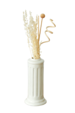 Flower Reed Diffuser Essence Home Fragrance Ribbed Ceramic