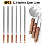 Stainless Steel BBQ Skewers Large - Image 3