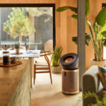 Big+Quiet Formaldehyde Air Purifier Prussian Blue/Gold - Image 2
