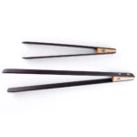 Premium Black Wenge Wooden Tongs - Image 2