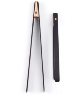 Premium Black Wenge Wooden Tongs