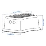 Kids Anti-Slip Step Stool - White/Turquoise - Image 2