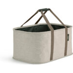 Hold-All Collapsible Washing Laundry Basket (Ecru)