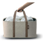 Hold-All Collapsible Washing Laundry Basket (Ecru) - Image 3