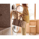Hold-All Collapsible Washing Laundry Basket (Ecru) - Image 2
