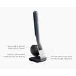 Dish Brush with Replacement Head and Stainless-Steel Storage Stand Drip Tray - Image 4