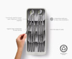 DrawerStore Large Tiered Flatware Cutlery Kitchen Drawer Organizer - Image 4