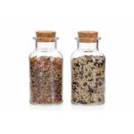 Danny Home 300ml Clear Glass Storage Bottle with Cork Seal - Image 2