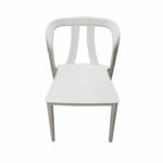 Stackable Plastic Chair Set Of 2 – White - Image 2