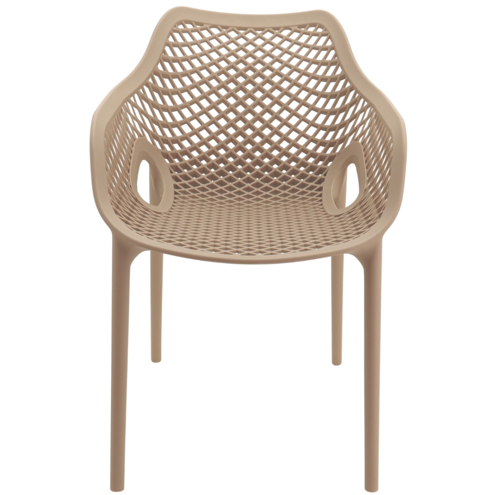 OSM-2250-1 Modern Armrest Chair - Beige - Image 1