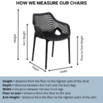 Modern Armrest Chair - Beige - Image 5