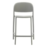Modern Bar Stool Chair Set Of 2 – White - Image 2