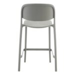 Modern Bar Stool Chair Set Of 2 – White - Image 3