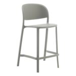 Modern Bar Stool Chair Set Of 2 – White - Image 4
