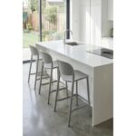 Modern Bar Stool Chair Set Of 2 – White - Image 8