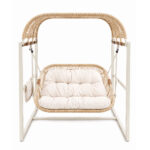 Rattan Hanging Swing Chair with Stand
