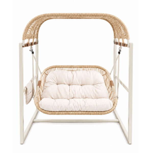 Rattan Hanging Swing Chair with Stand