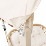 Rattan Hanging Swing Chair with Stand - Image 5