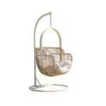 Modern Hanging Swing Chair - Birch Color